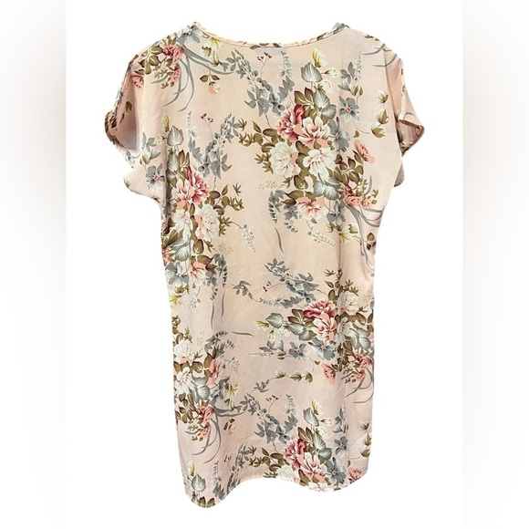 🟣SHEIN Multicolor Floral Print Shift Dress – Size Small - Picture 2 of 3